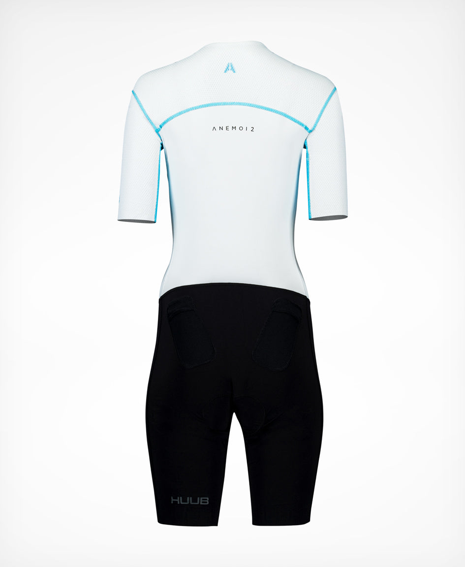 Anemoi 2 | SUB22 Aero Tri Suit White/Aqua - Women's