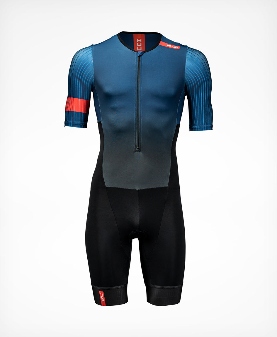 Earo Pro Aero Tri Suit Navy / Red - Men's
