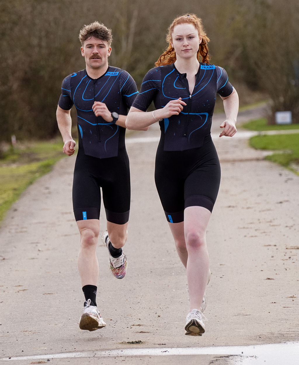 Core Aero Trisuit Blue Slick - Women's