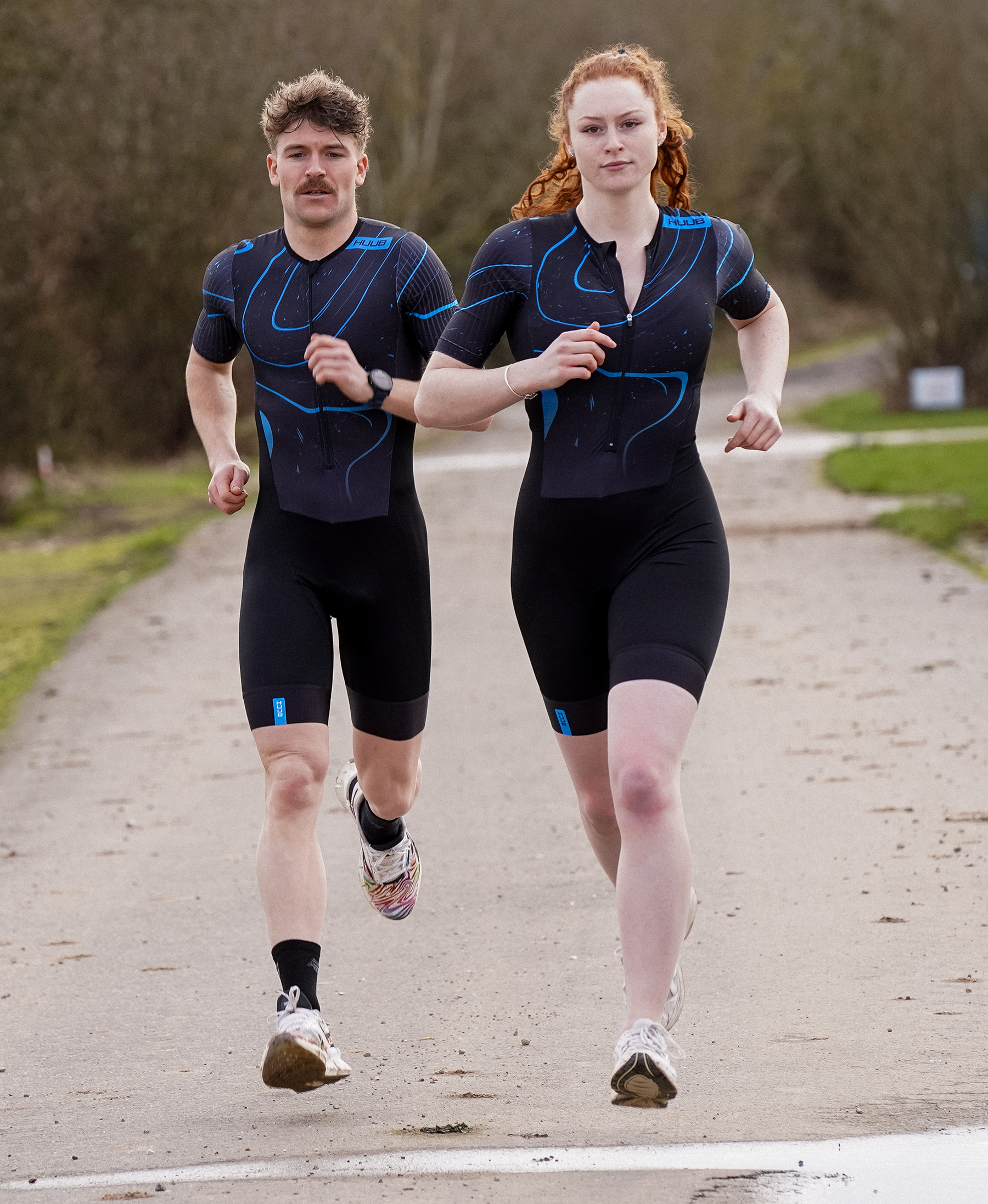 Core Aero Trisuit Blue Slick - Women's
