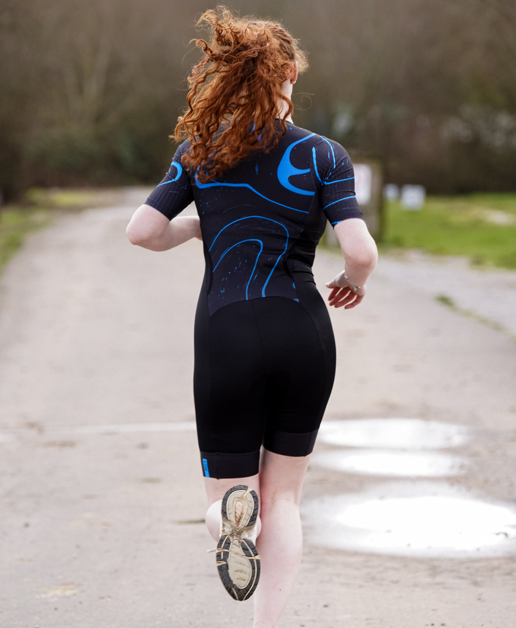 Core Aero Trisuit Blue Slick - Women's