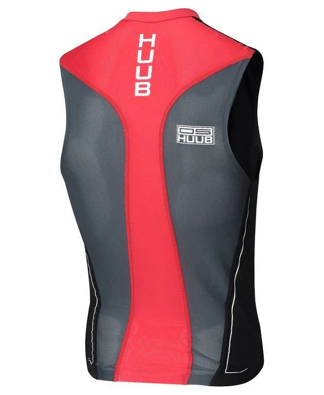 Dave Scott Tri Top Sleeveless Black/Red