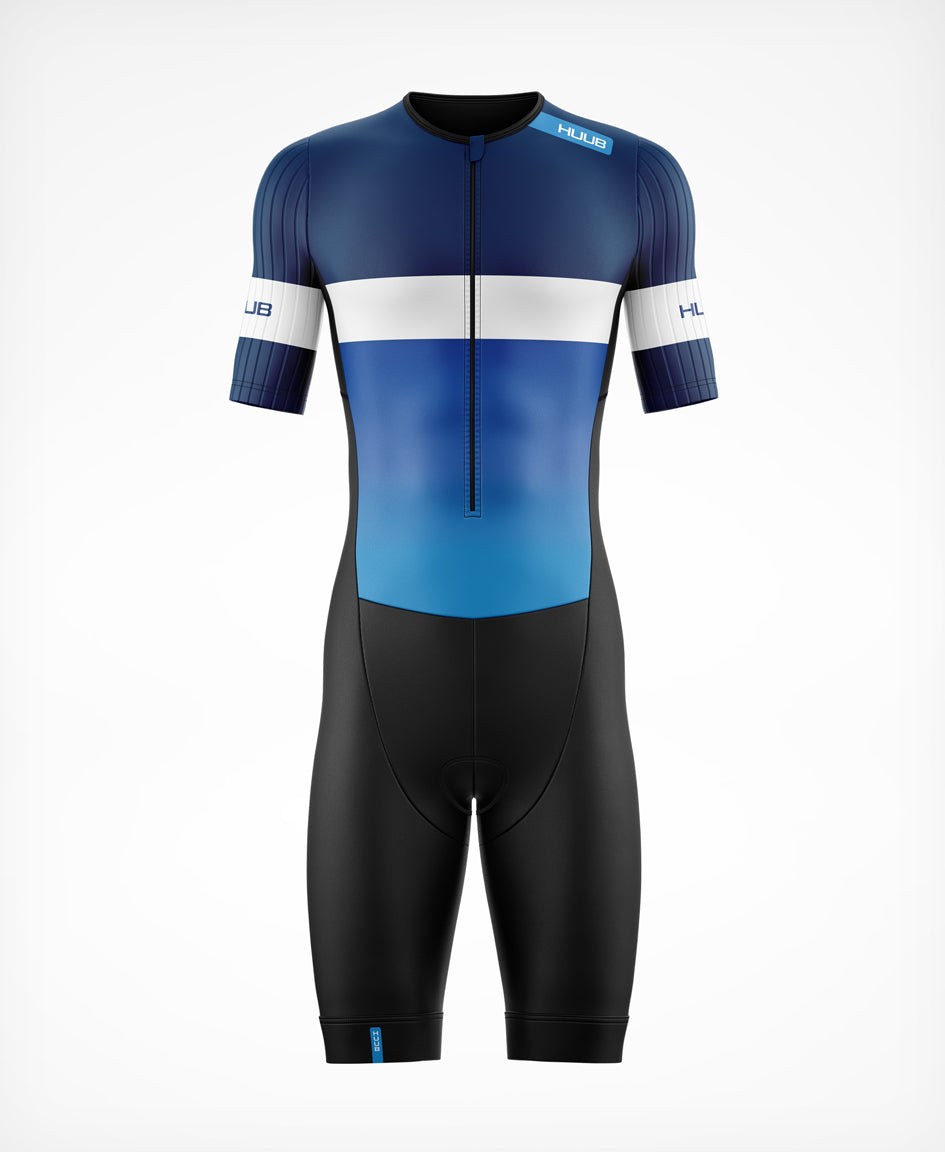 Macaquinho de Triatlo - HUUB Vista Aero Tri Suit Ocean - Masculino