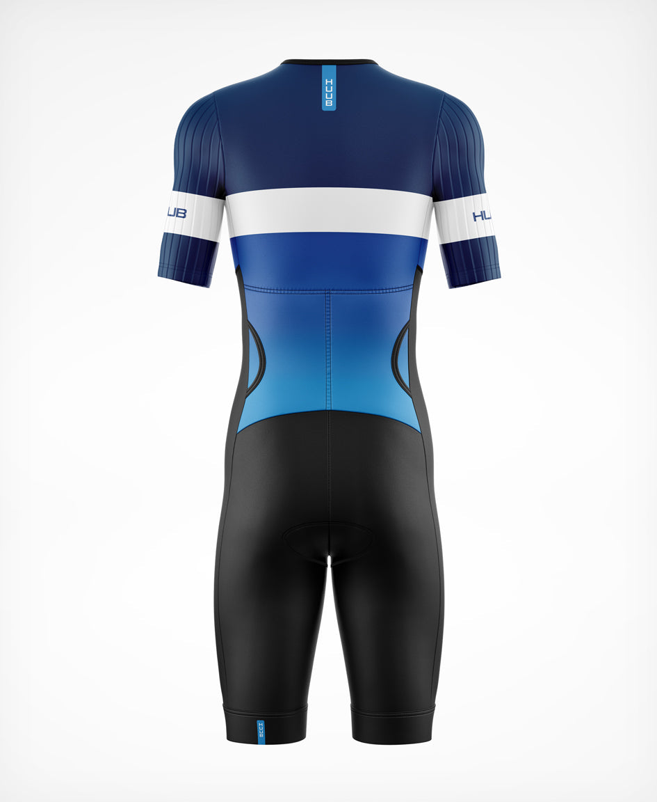 Macaquinho de Triatlo - HUUB Vista Aero Tri Suit Ocean - Masculino
