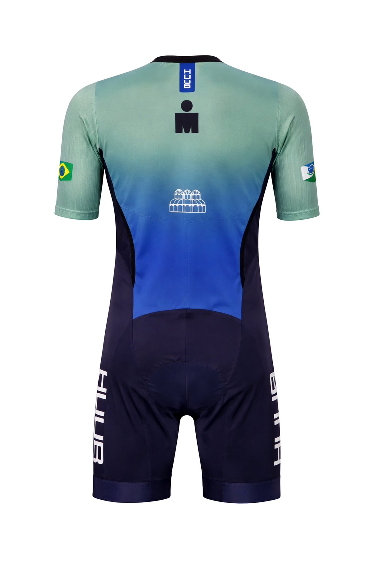Macaquinho de Triatlo - HUUB Trisuit Oficial Ironman Curitiba Green - Masculino