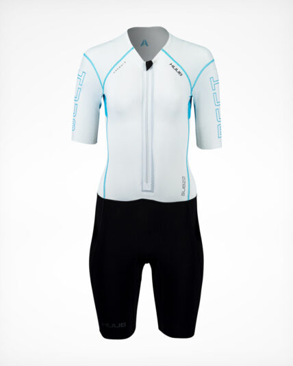 Anemoi 2 | SUB22 Aero Tri Suit White/Aqua - Women's