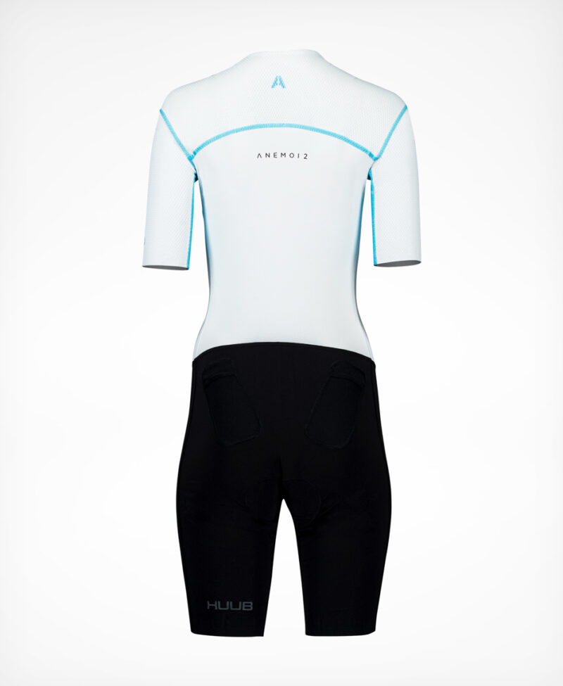 Anemoi 2 | SUB22 Aero Tri Suit White/Aqua - Women's - Image 2