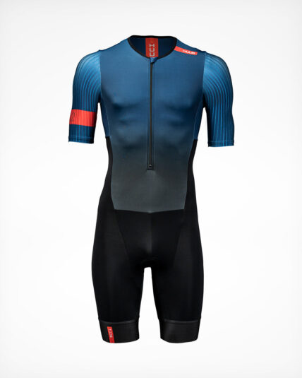 Earo Pro Aero Tri Suit Navy / Red - Men's