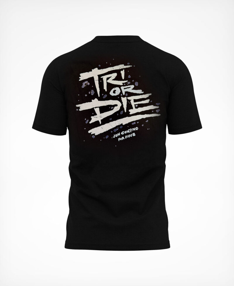 Tri Or Die T-Shirt - Black - Image 2